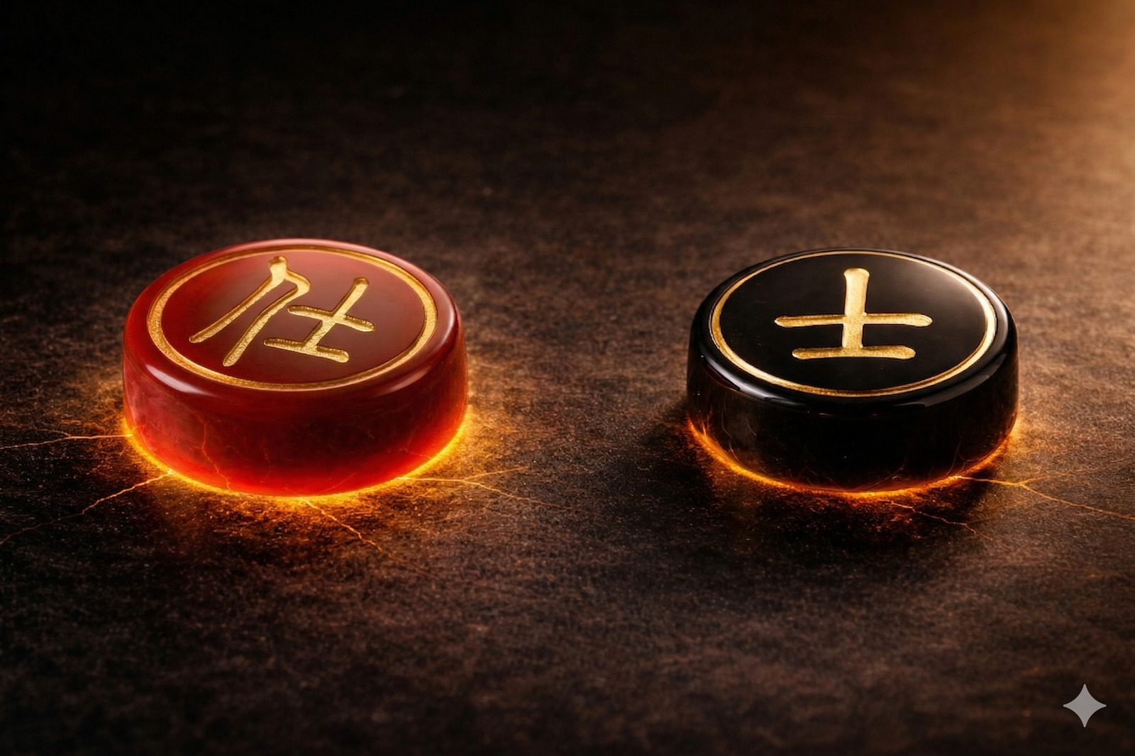 Luxury Soul Xiangqi Oracle red and black guidance image